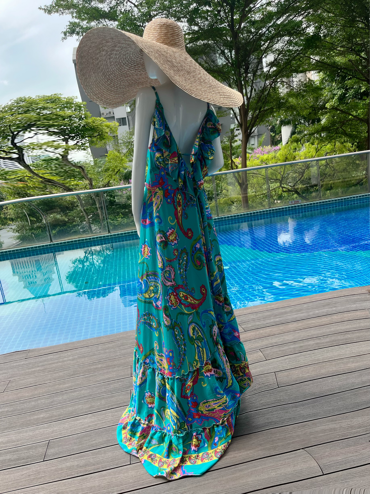 Tiru Asymmetric Maxi Dress