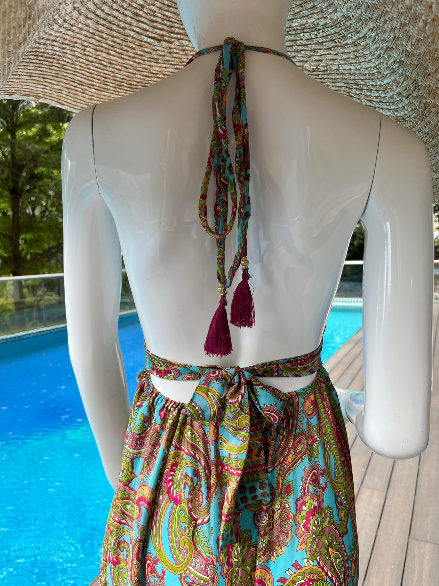 Silk Limelight Maxi Dress