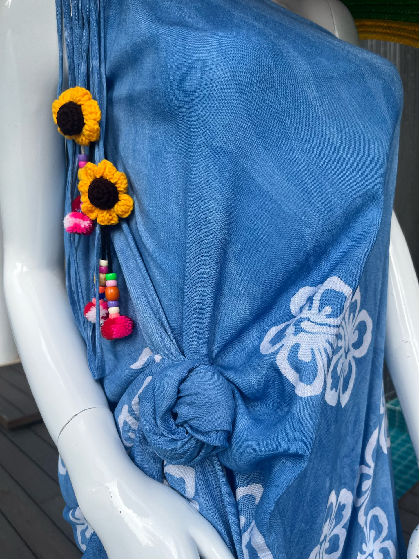 Blu Sunflower Maxi Dress